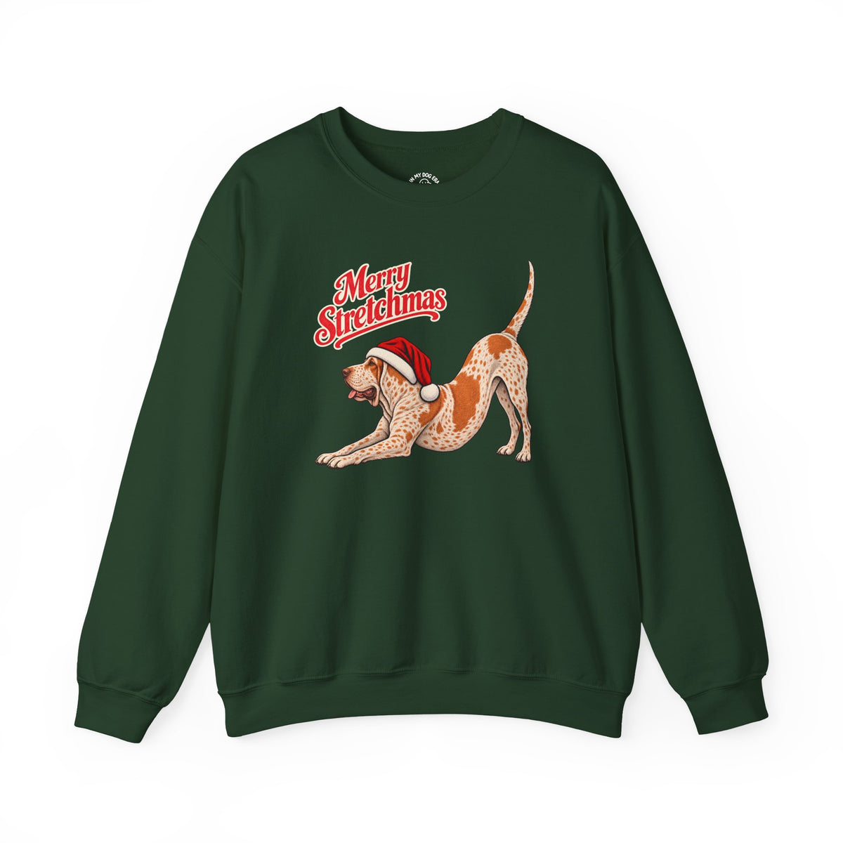 Bracco Italiano Christmas Sweatshirt | Merry Stretchmas