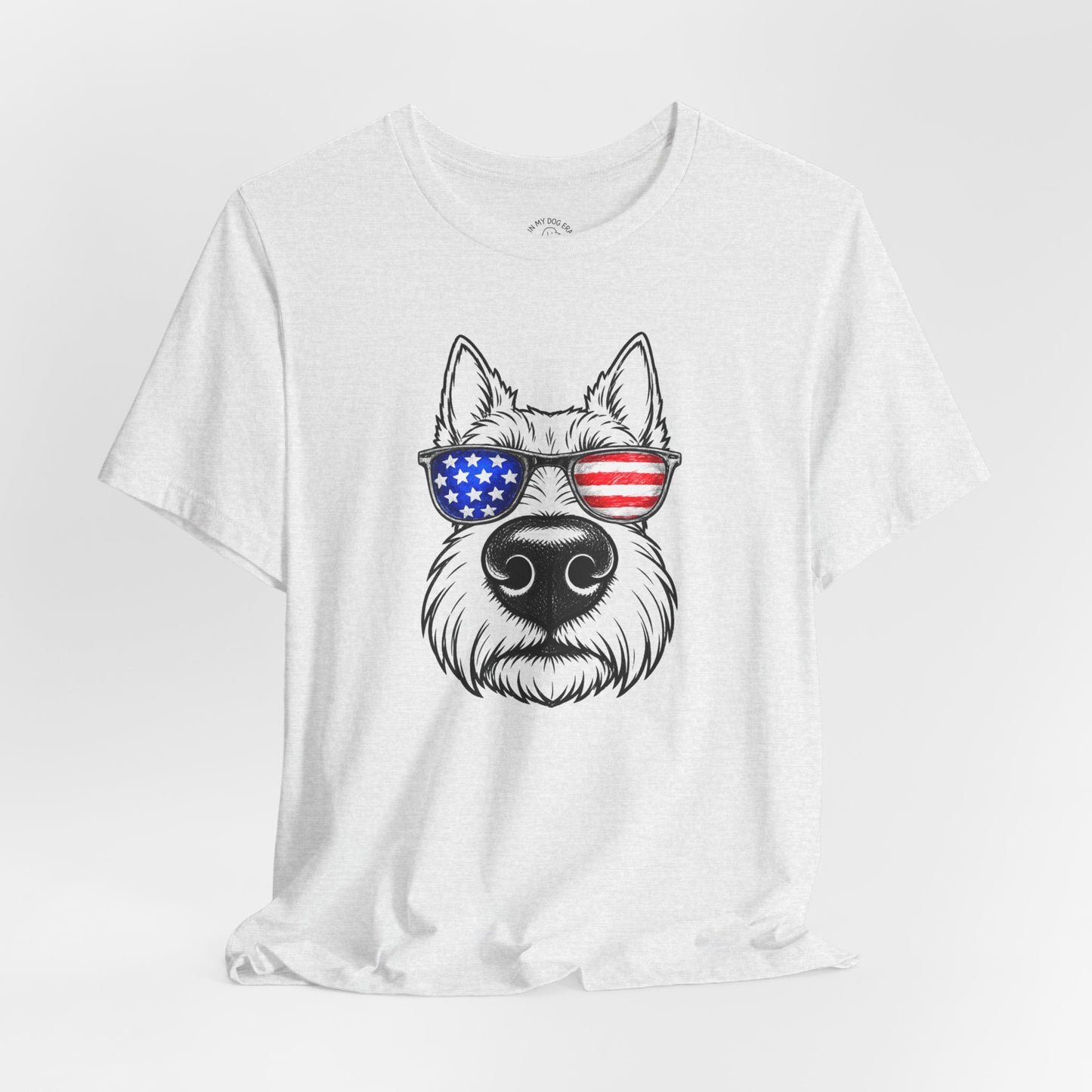 Red, White & BOOP Scottish Terrier T-Shirt