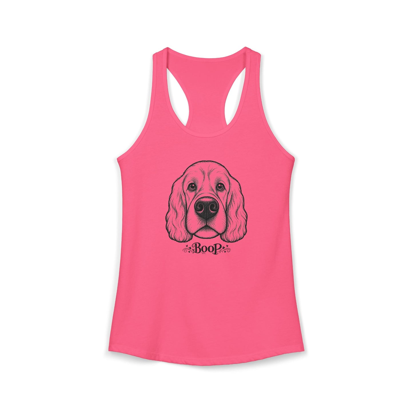 BOOP American Cocker Spaniel - Women's Racerback Tanktop