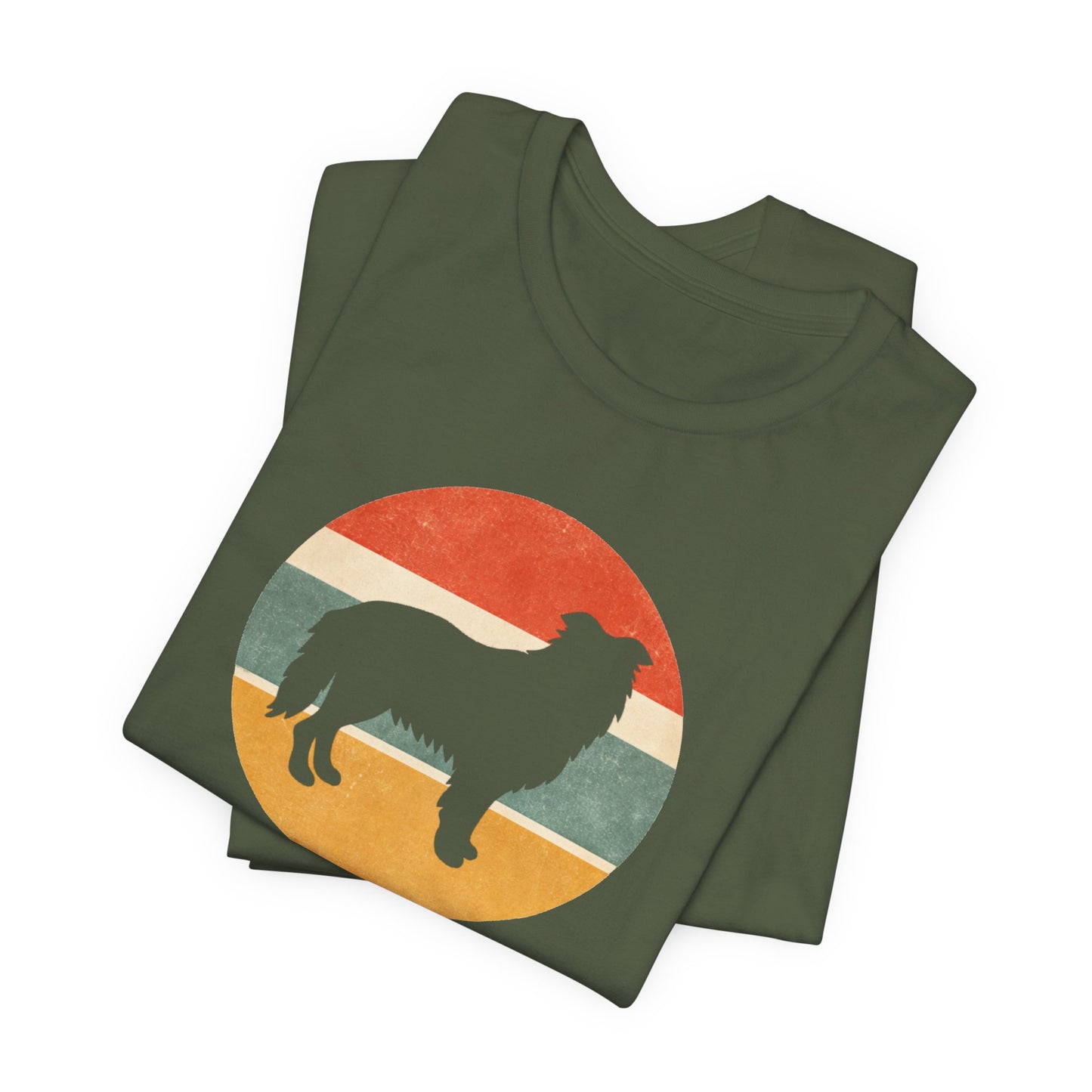 Border Collie Vintage Retro T-Shirt