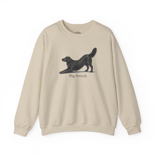 Big Stretch Flat-Coated Retriever Sweatshirt