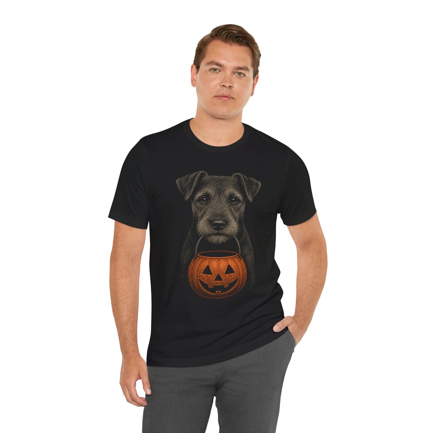 Patterdale Terrier Halloween T-Shirt – Boop or Treat