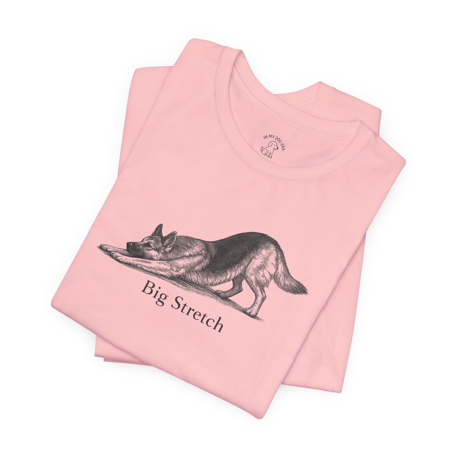 Big Stretch German Shepherd T-Shirt