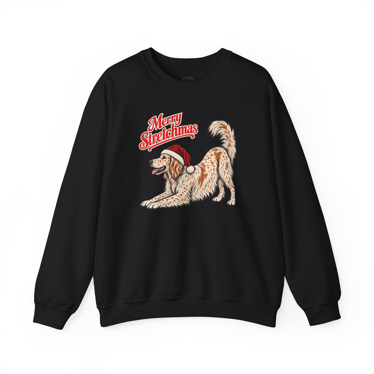 English Setter Christmas Sweatshirt | Merry Stretchmas
