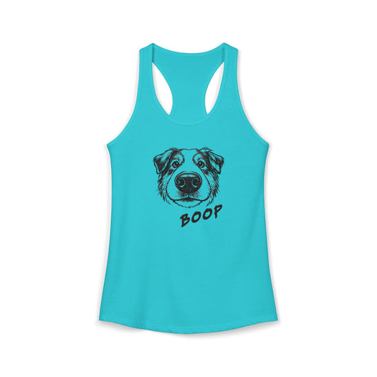 BOOP Classic - Australian Shepherd - Women's Racerback Tanktop