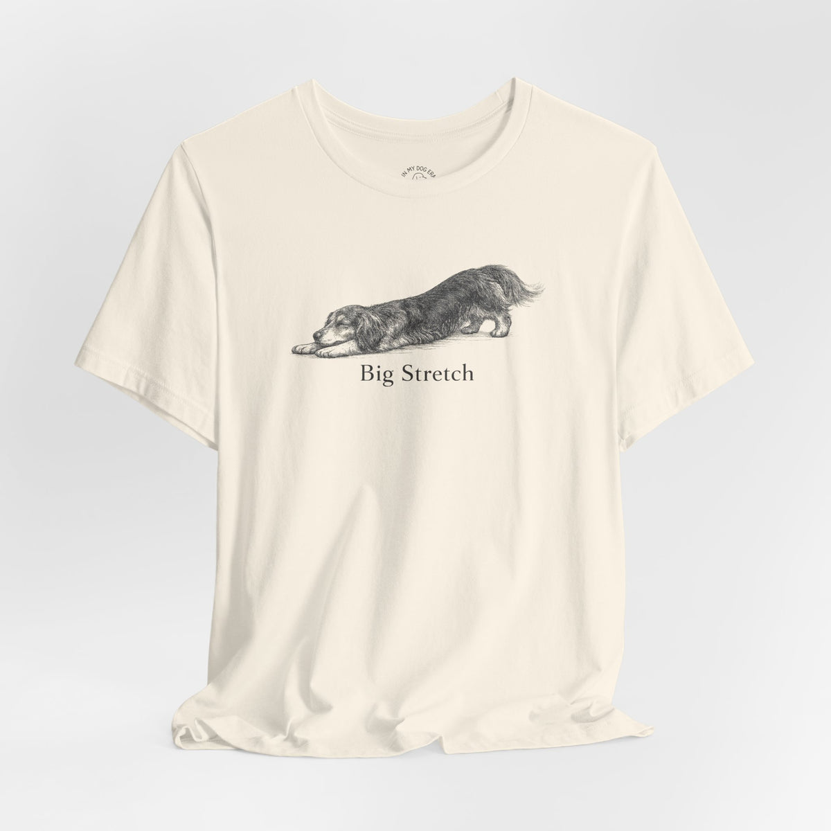 Big Stretch Long-Haired Dachshund T-Shirt