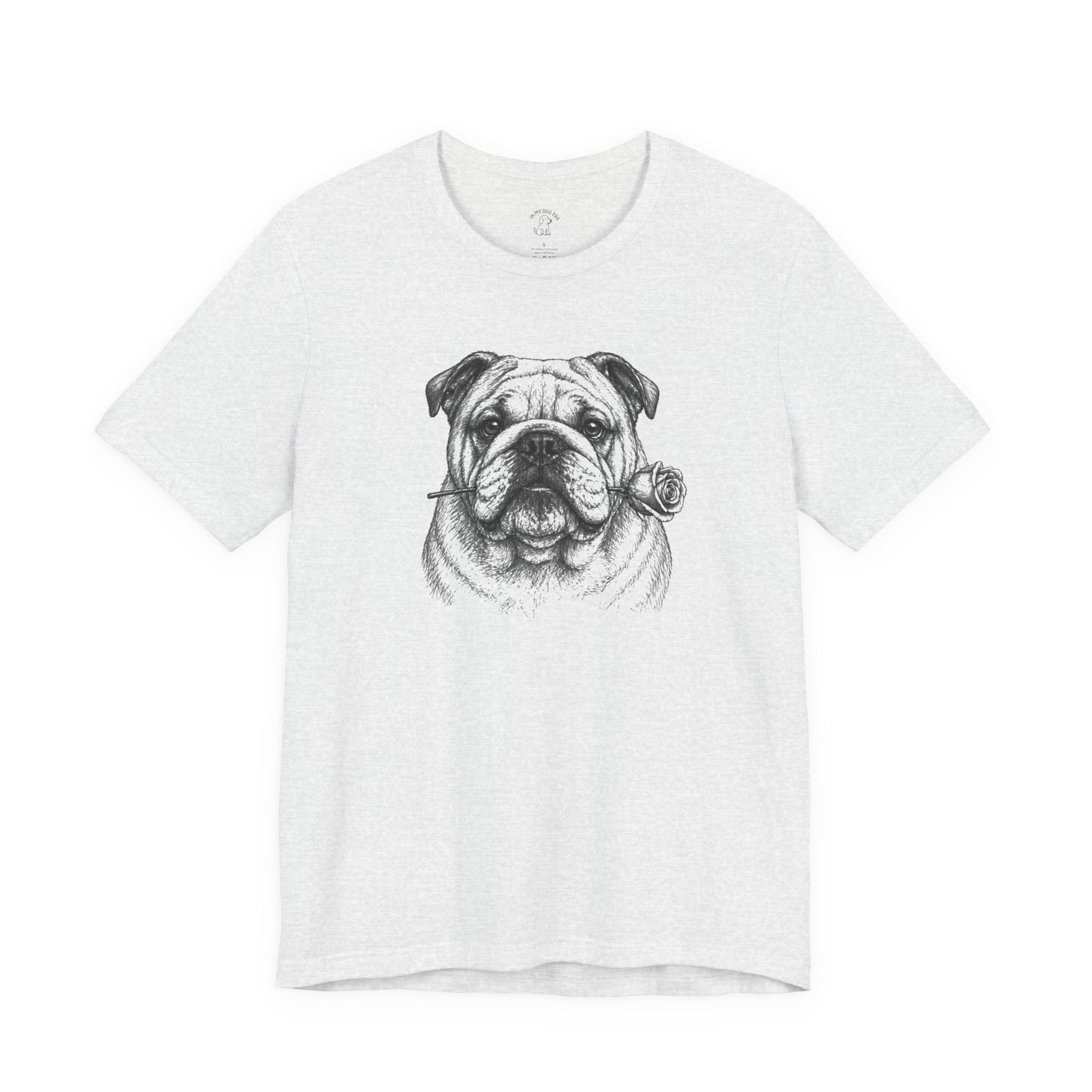 English Bulldog Rose Collection T-Shirt