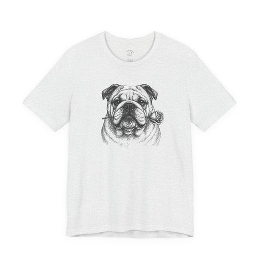 English Bulldog Rose Collection T-Shirt