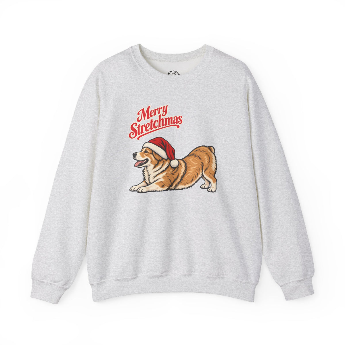 Corgi Christmas Sweatshirt | Merry Stretchmas