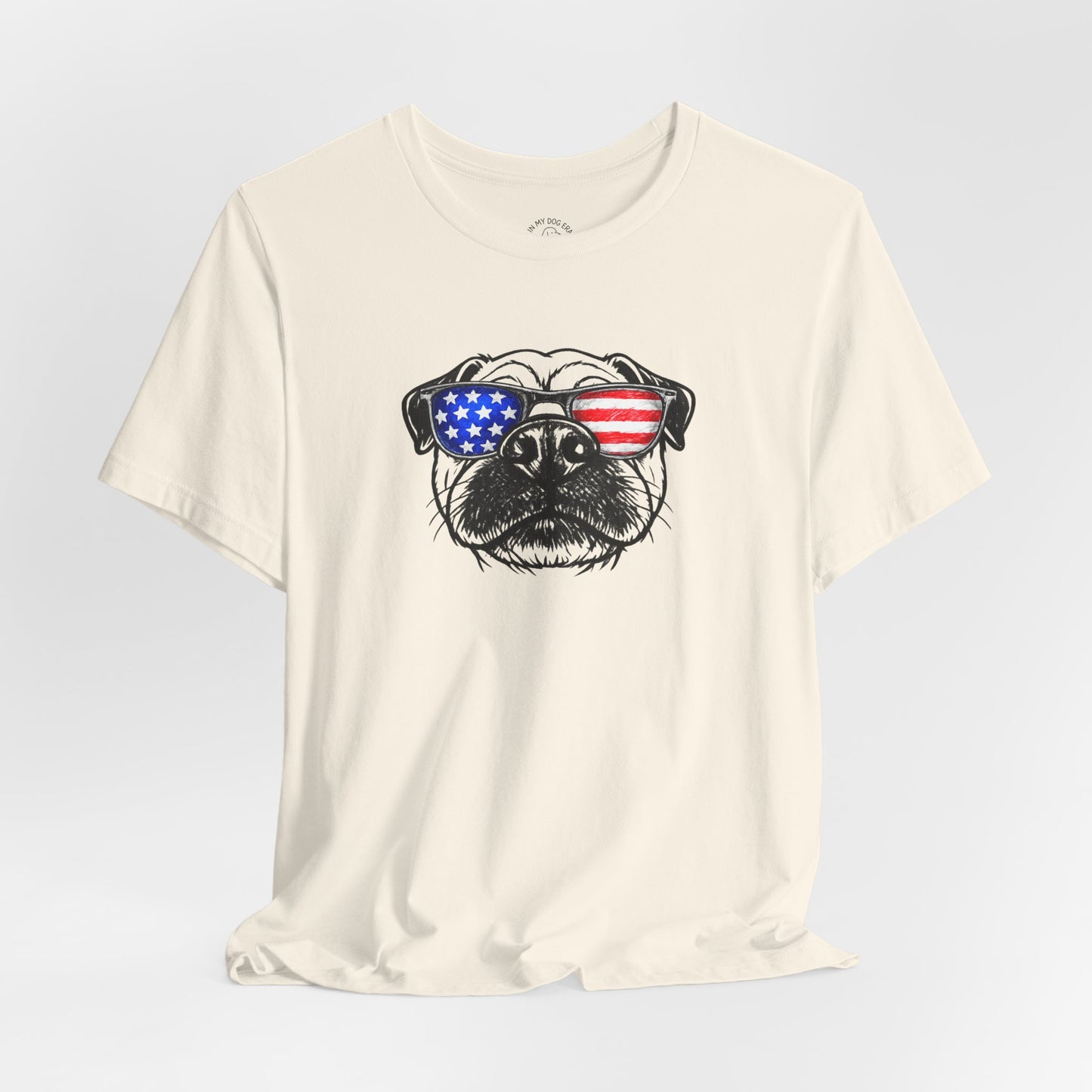 Red, White & BOOP Pug T-Shirt