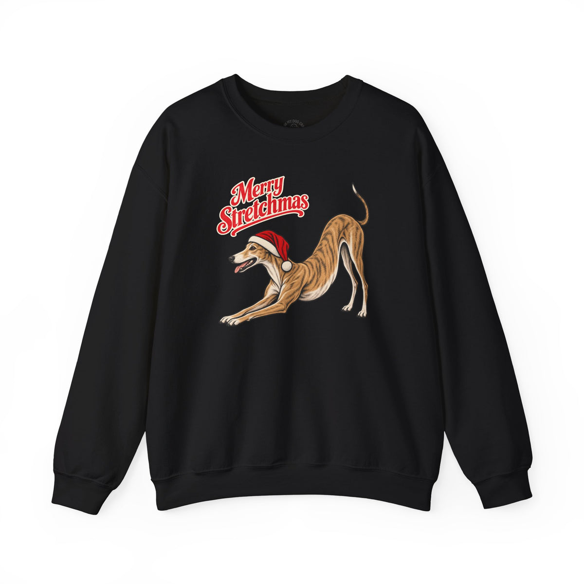 Greyhound Christmas Sweatshirt | Merry Stretchmas