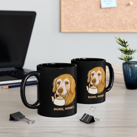 Duke, Honey Coffee Mug (Black)