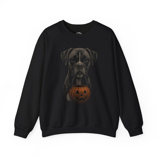 Boxer Halloween Sweatshirt – Boop or Treat