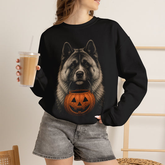 American Akita Halloween Sweatshirt – Boop or Treat