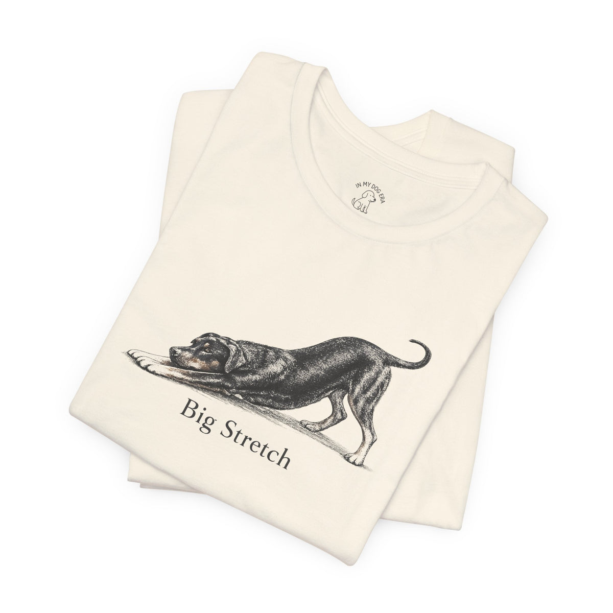 Big Stretch Doberman (Natural Ears & Tail) T-Shirt