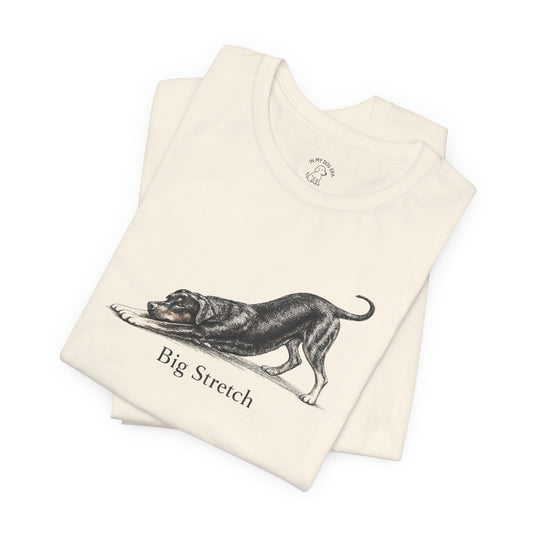 Big Stretch Doberman (Natural Ears & Tail) T-Shirt