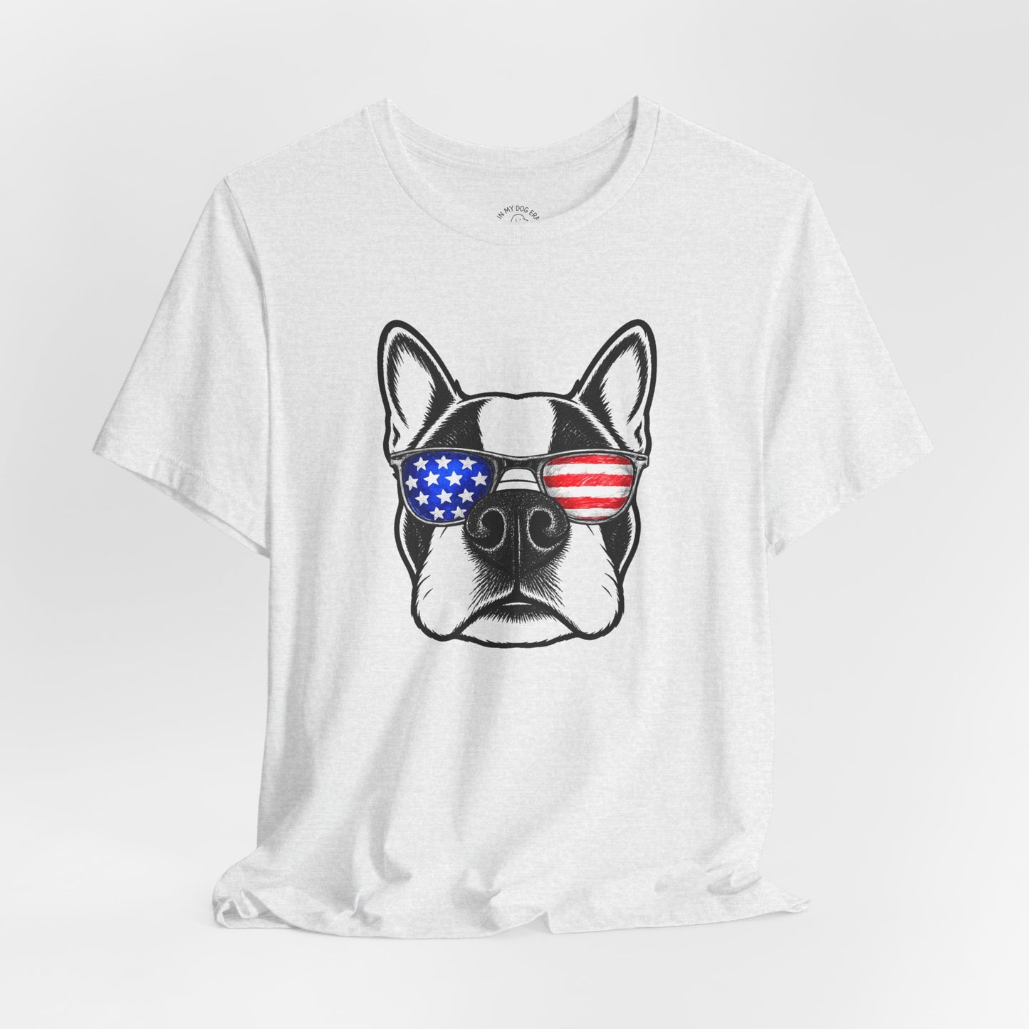 Red, White & BOOP Boston Terrier T-Shirt
