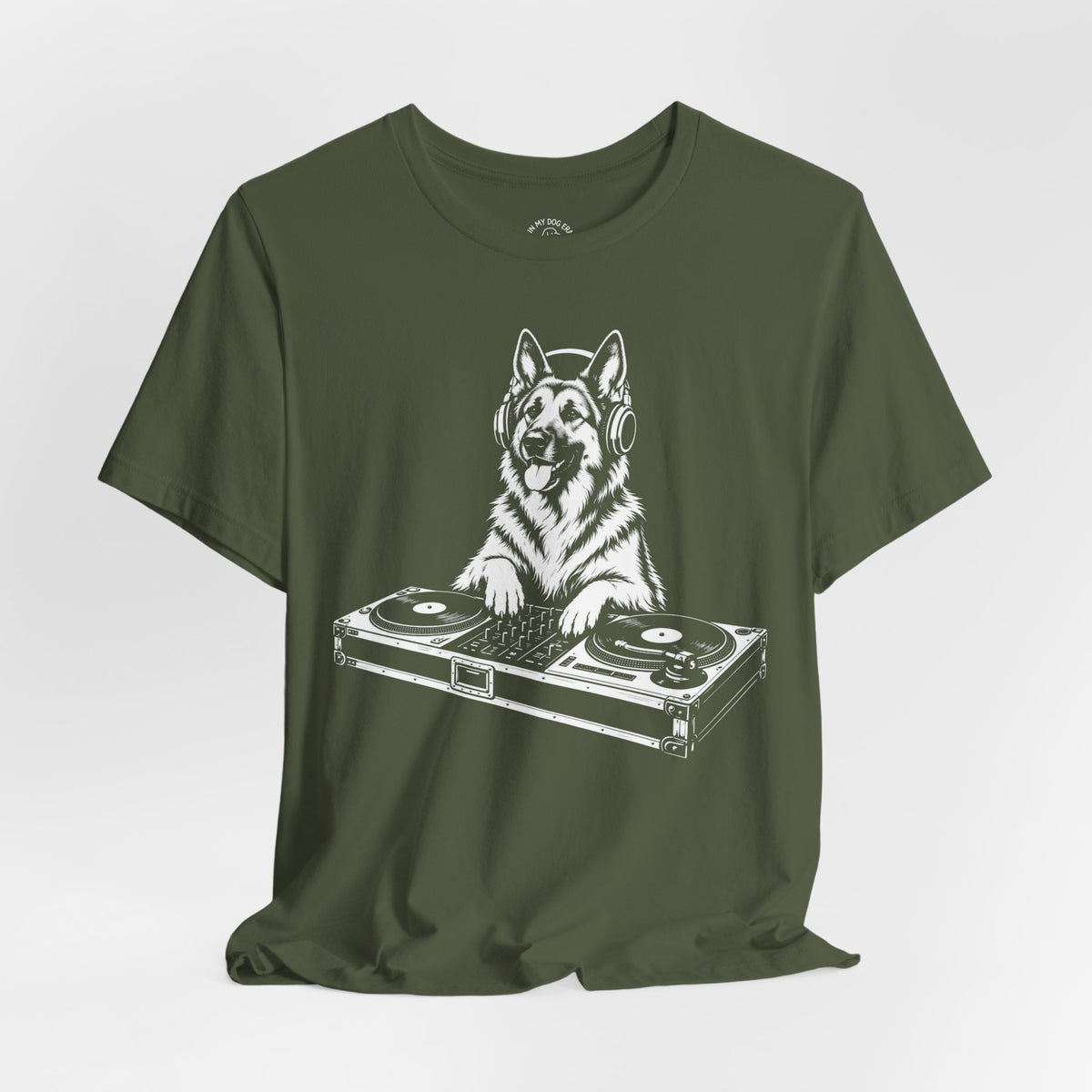German Shepherd DJ T-Shirt