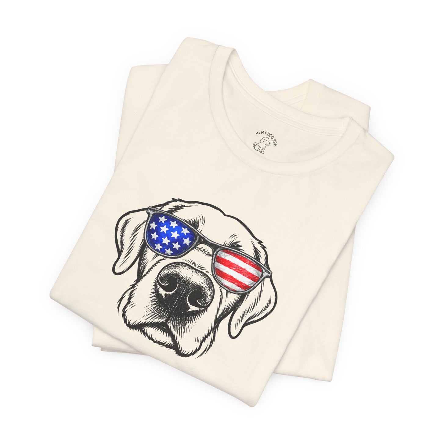 Red, White & BOOP Black Labrador Retriever T-Shirt