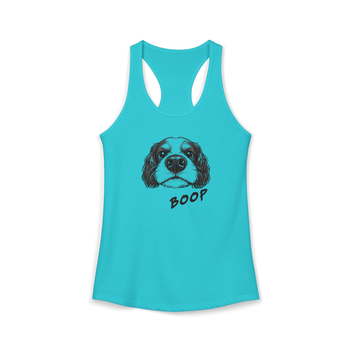 BOOP Classic - Cavalier King Charles Spaniel - Women's Racerback Tanktop
