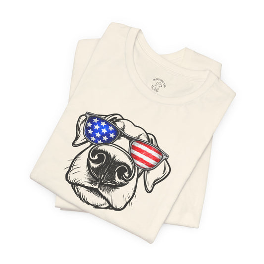Red, White & BOOP Doberman T-Shirt