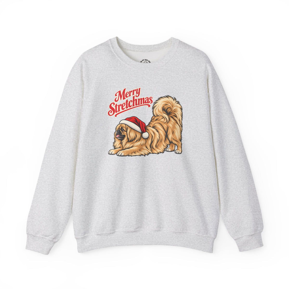 Pekingese Christmas Sweatshirt | Merry Stretchmas