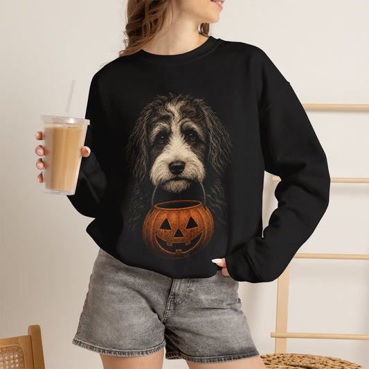 Aussiedoodle Halloween Sweatshirt – Boop or Treat