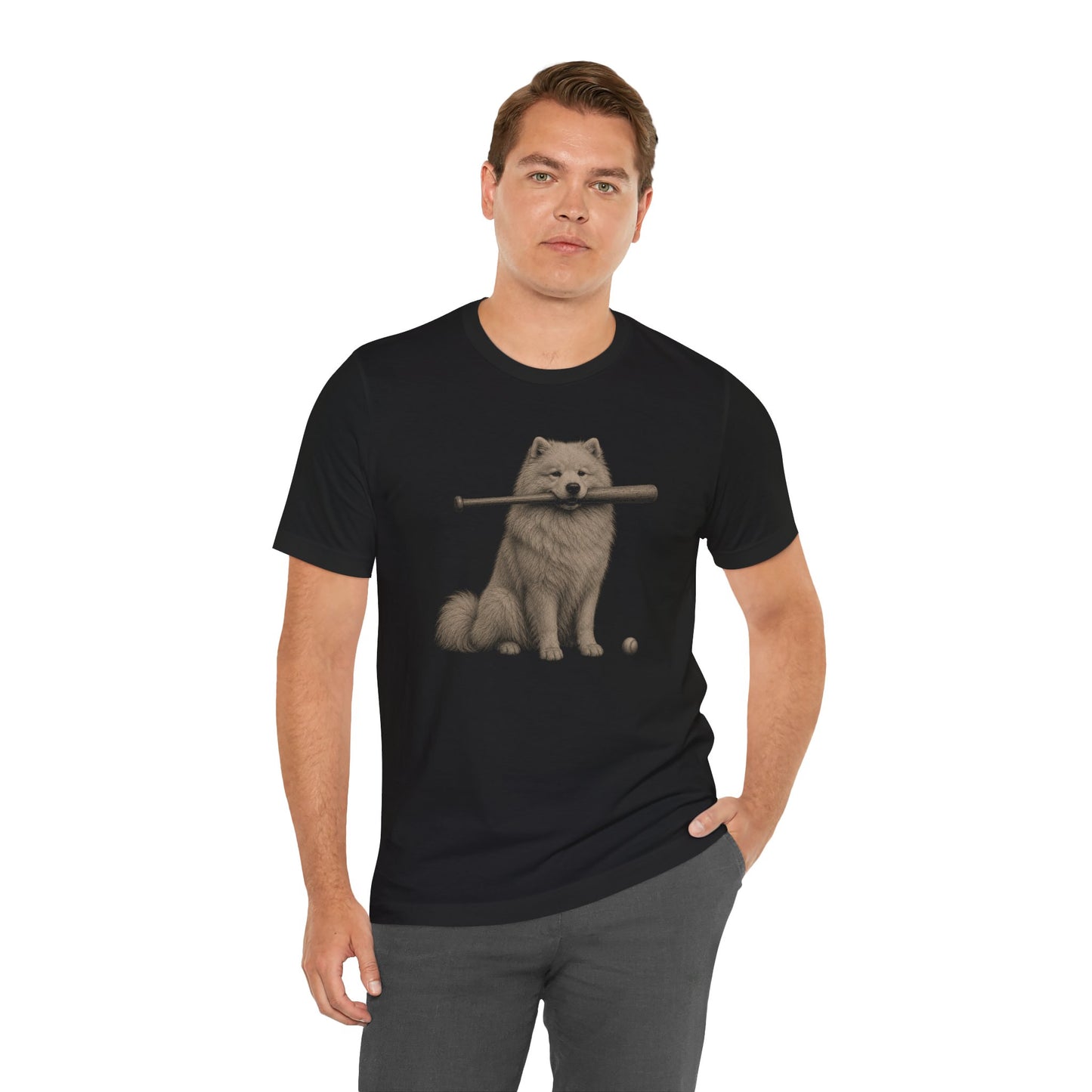 Bat Dog Samoyed T-Shirt