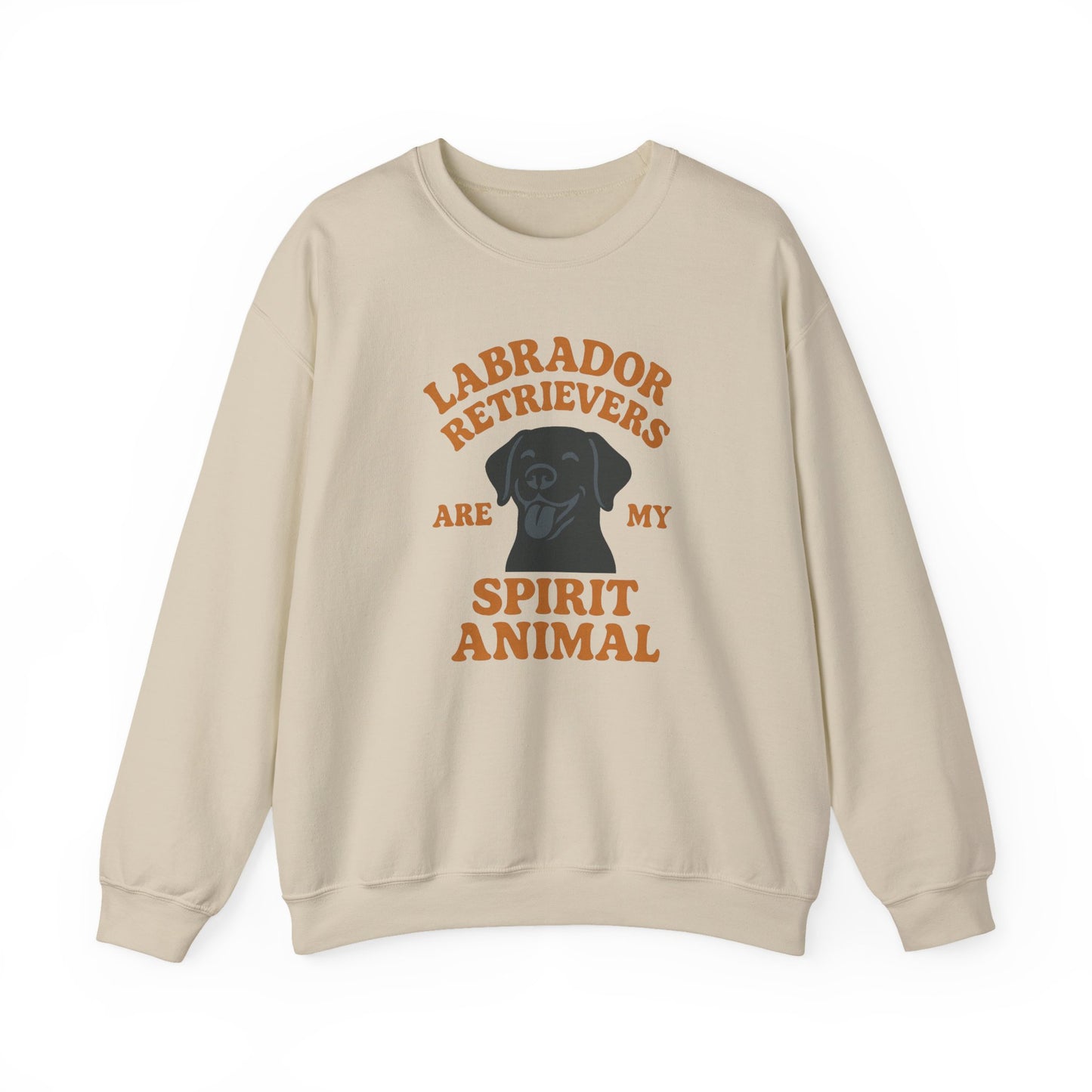 Black Lab Labrador Retrievers Are My Spirit Animal Sweatshirt