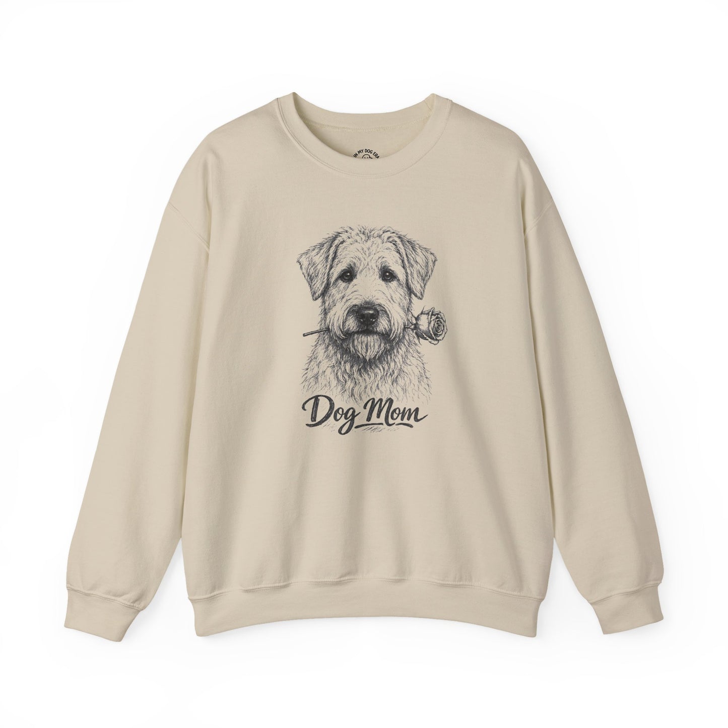 Wheaten Terrier Dog Mom Sweatshirt (Rose Collection)