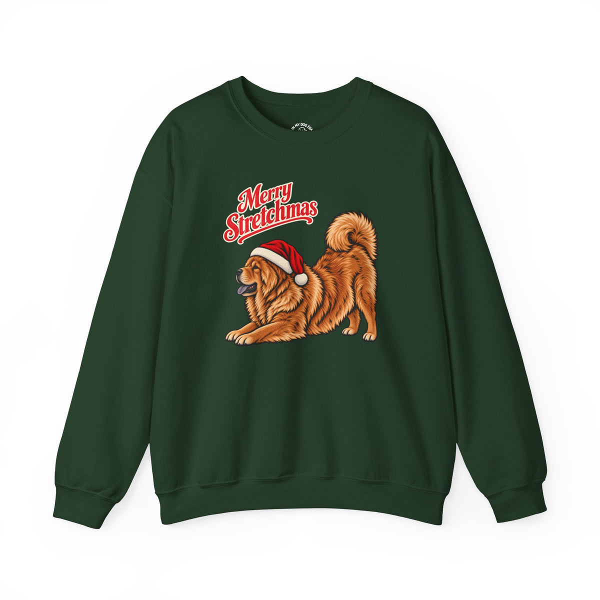 Chow Chow Christmas Sweatshirt | Merry Stretchmas
