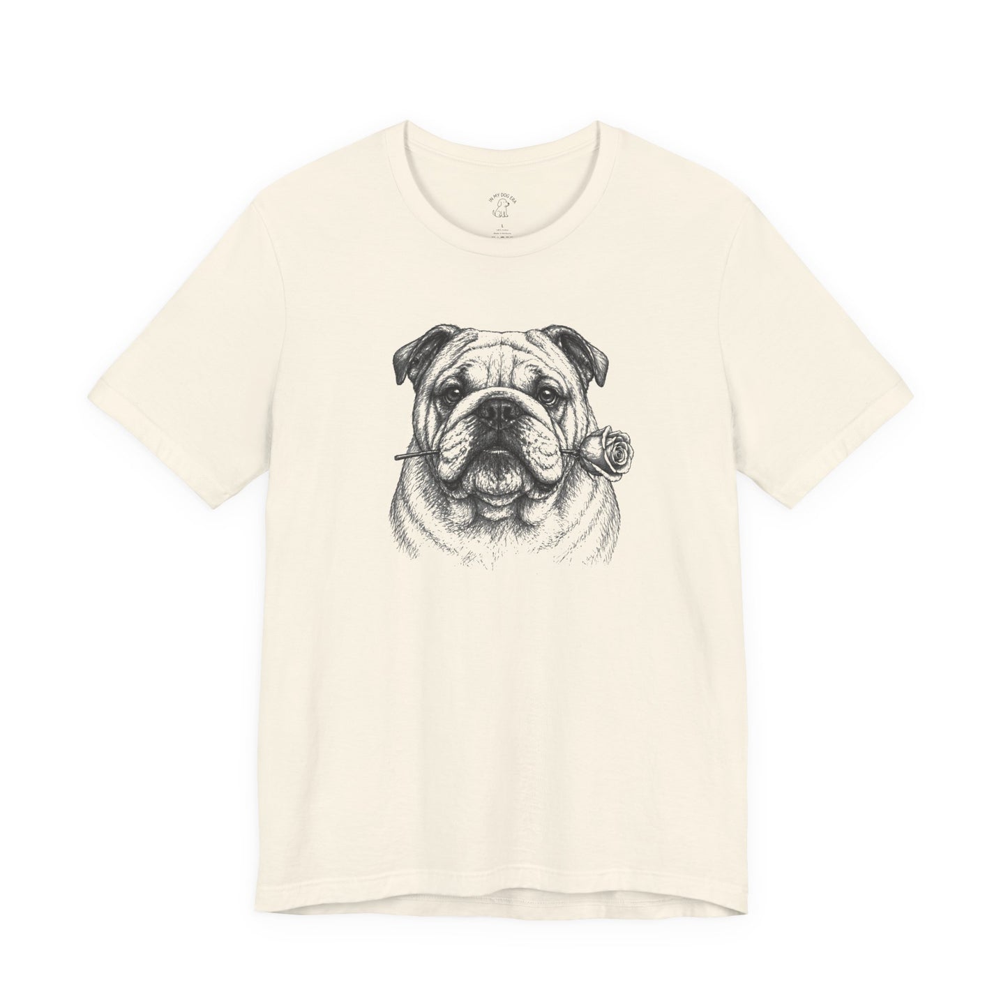 English Bulldog Rose Collection T-Shirt