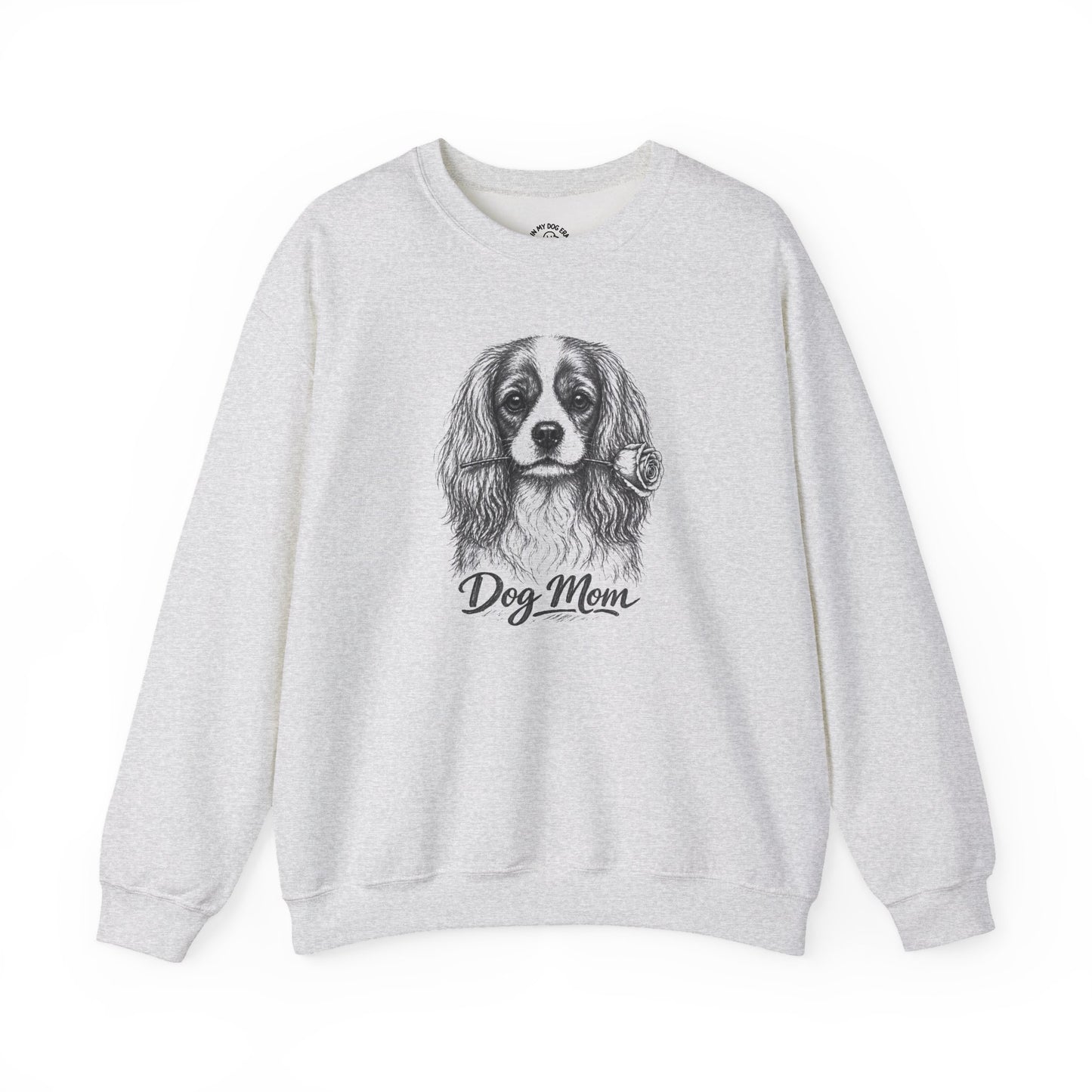 Cavalier King Charles Spaniel Dog Mom Sweatshirt (Rose Collection)