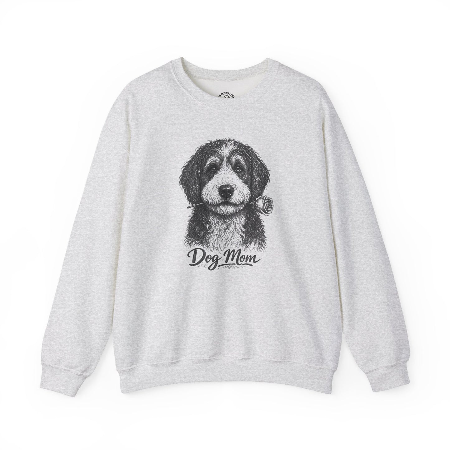 Bernedoodle Dog Mom Sweatshirt (Rose Collection)