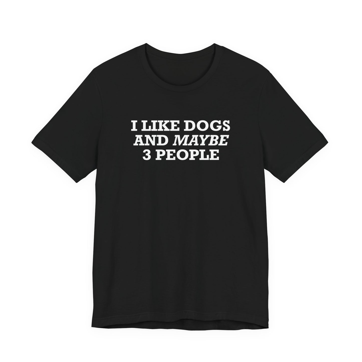 I Like Dogs And Maybe 3 People T-Shirt