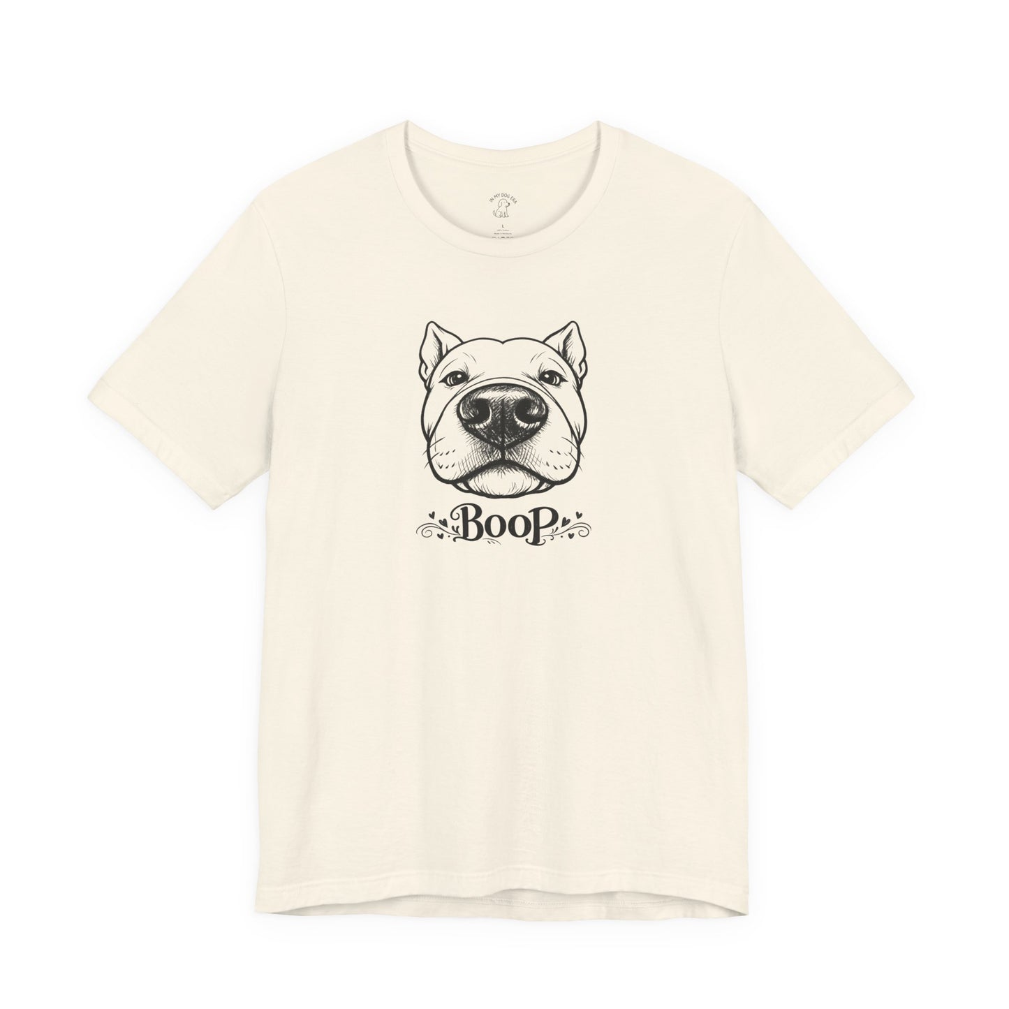 BOOP Pit Bull - Unisex T-Shirt (Cropped Ears)