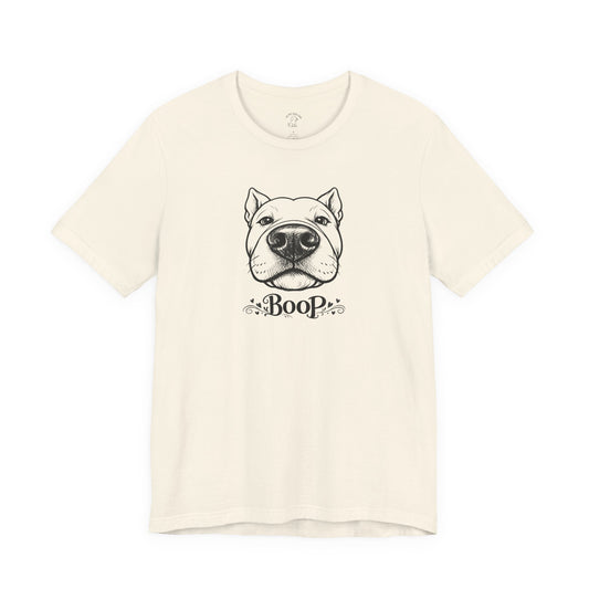 BOOP Pit Bull - Unisex T-Shirt (Cropped Ears)