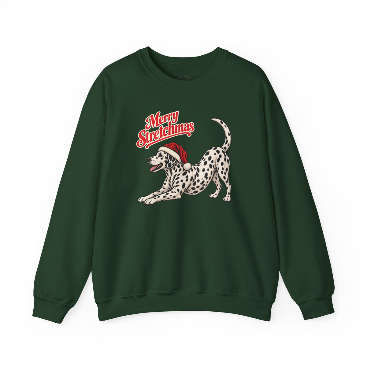 Dalmatian Christmas Sweatshirt | Merry Stretchmas