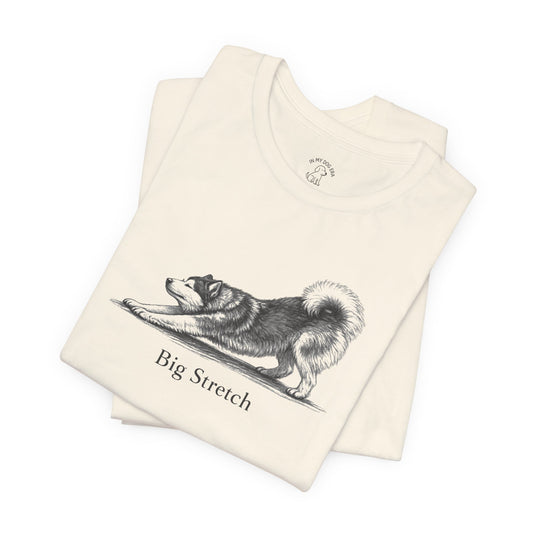 Big Stretch Alaskan Malamute T-Shirt