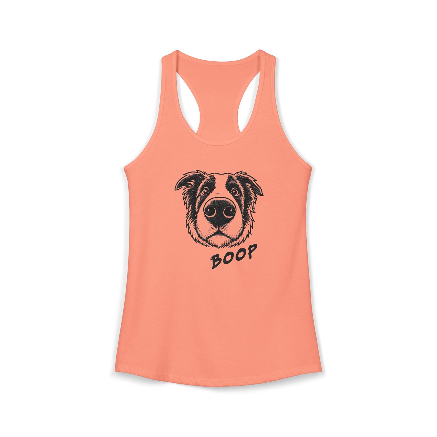 BOOP Classic - Border Collie - Women's Racerback Tanktop