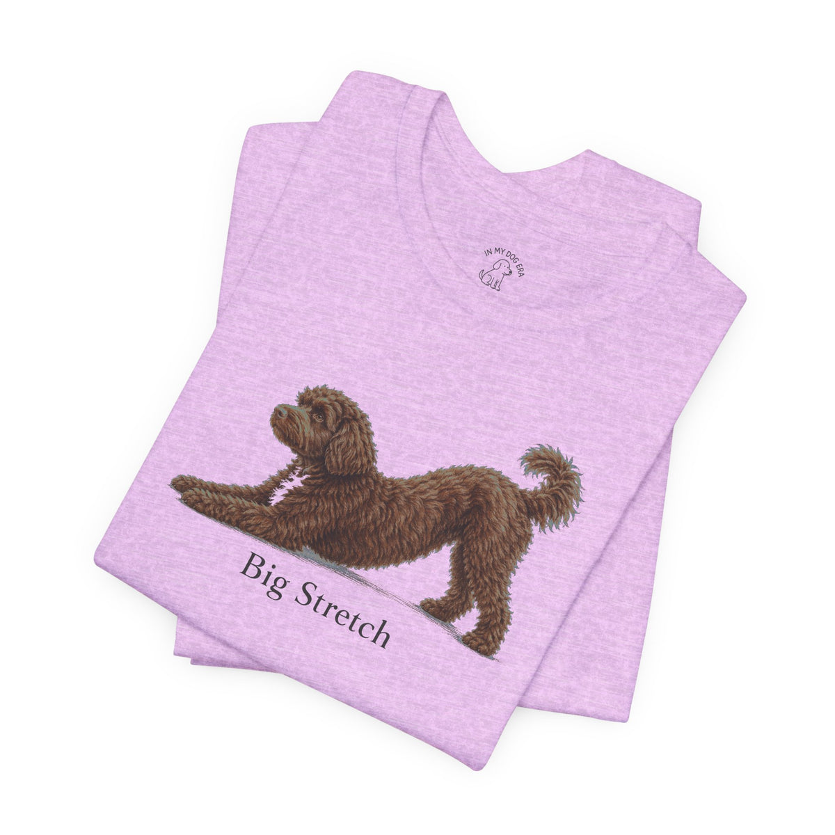 Big Stretch Portuguese Water Dog (Brown) T-Shirt
