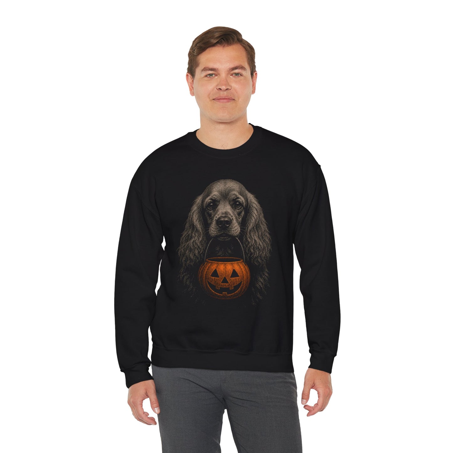 American Cocker Spaniel Halloween Sweatshirt – Boop or Treat