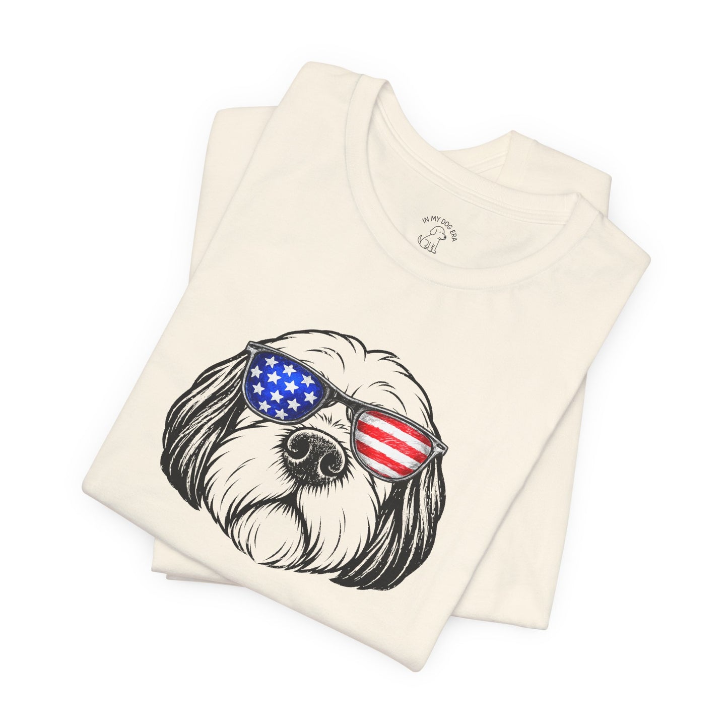 Red, White & BOOP Shih Tzu T-Shirt