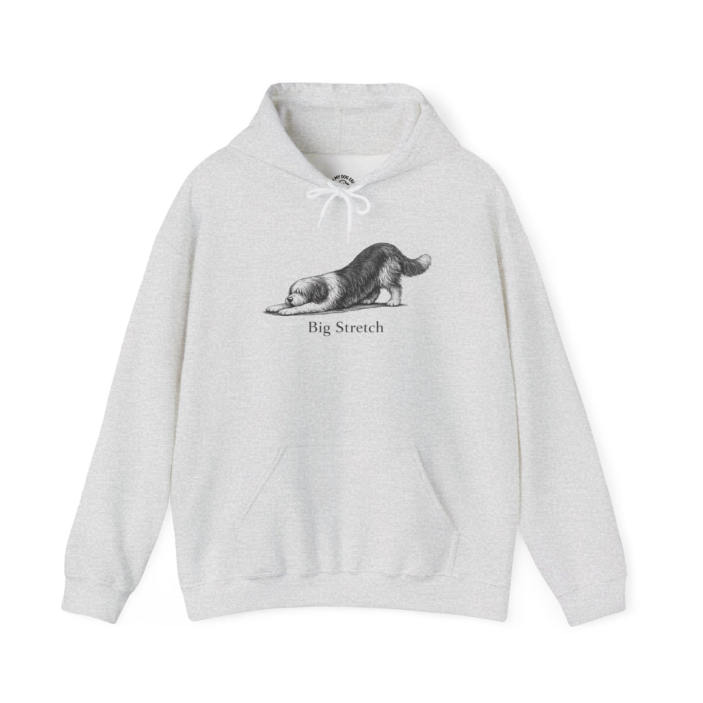 Big Stretch Bearded Collie - Hoodie
