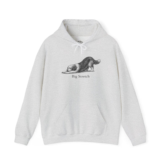 Big Stretch Bearded Collie - Hoodie