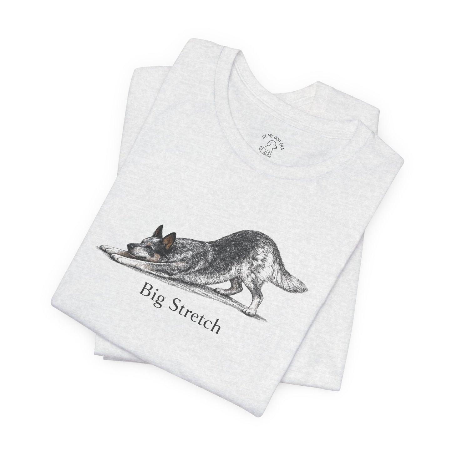 Big Stretch Australian Cattle Dog T-Shirt (Blue Heeler)