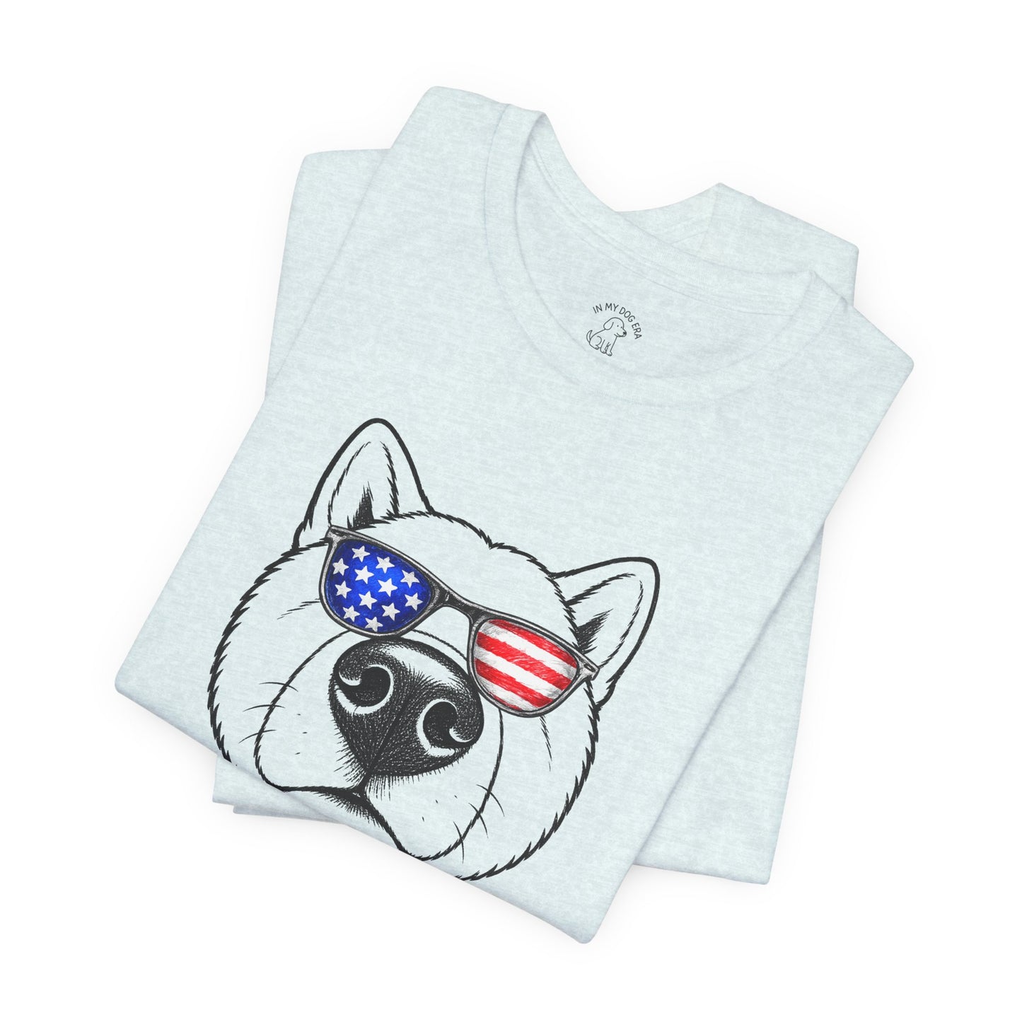 Red, White & BOOP Akita T-Shirt