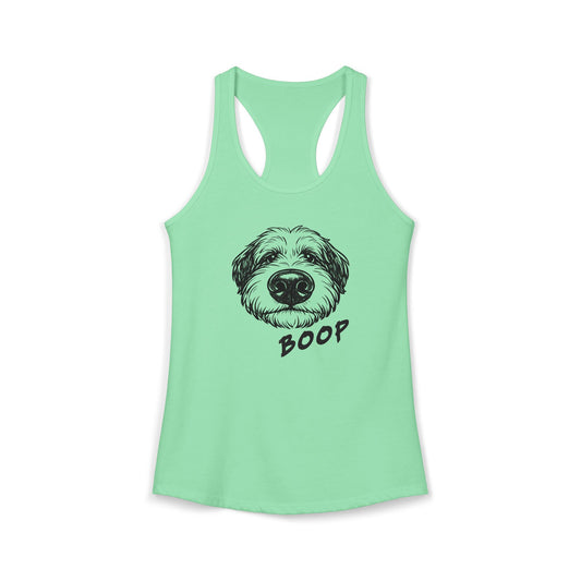 BOOP Classic - Bernedoodle - Women's Racerback Tanktop