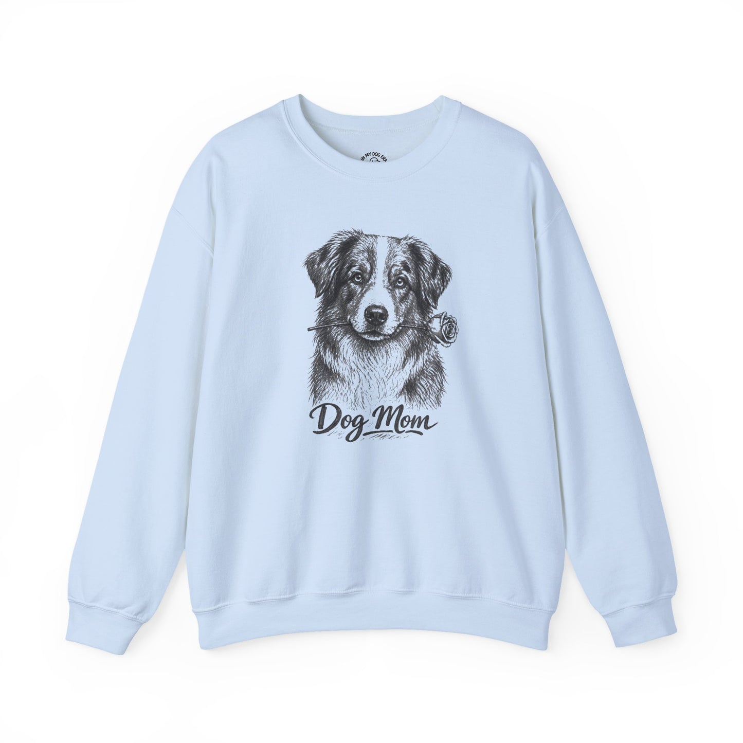 Australian Shepherd Dog Mom Sweatshirt (Rose Collection)