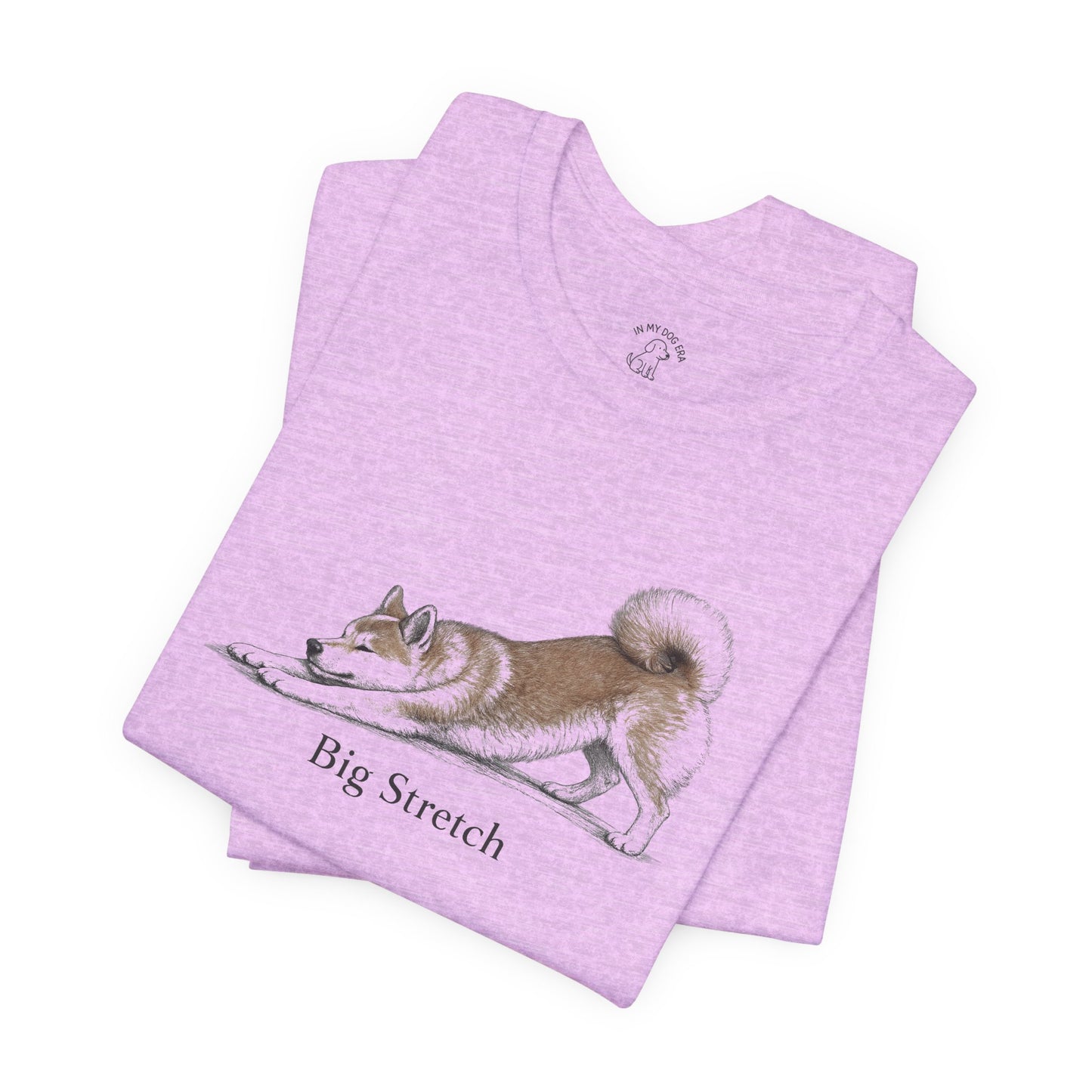 Big Stretch Shiba Inu T-Shirt